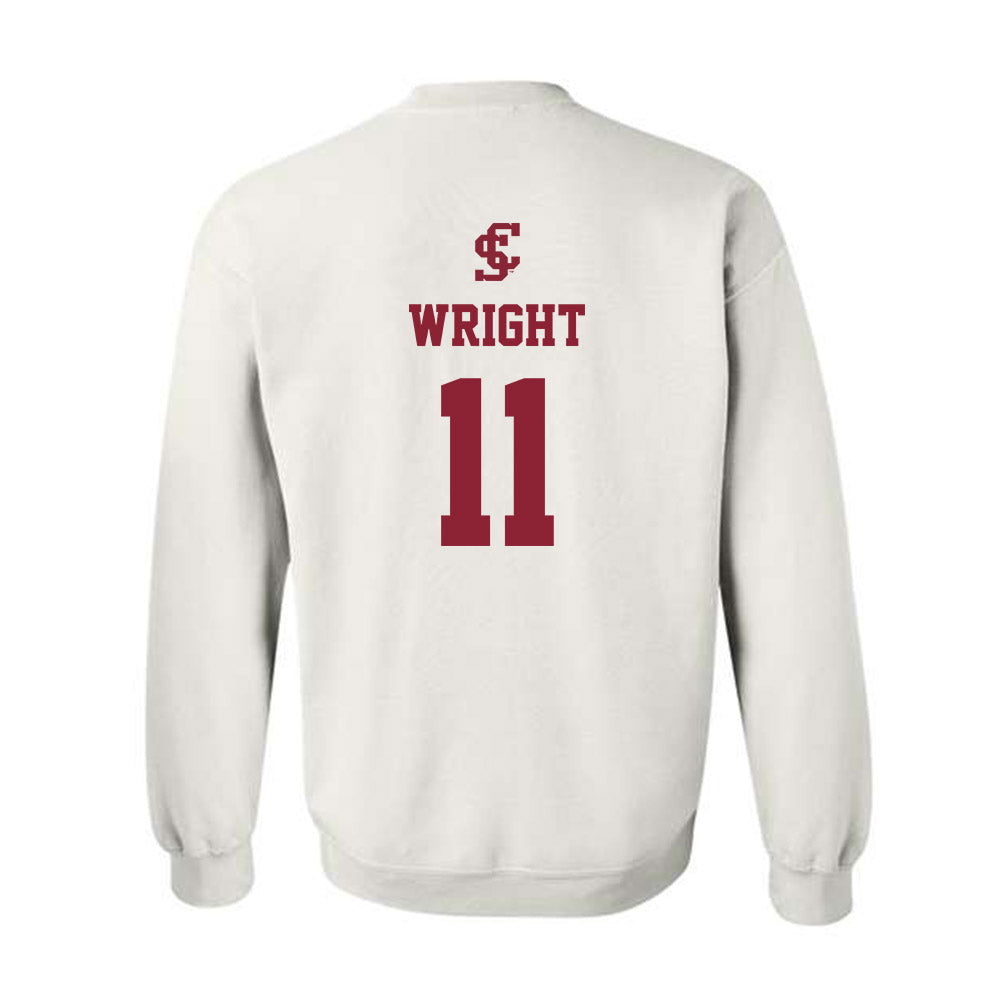  - NCAA Women's Water Polo : Malaya Wright - Crewneck Sweatshirt-1