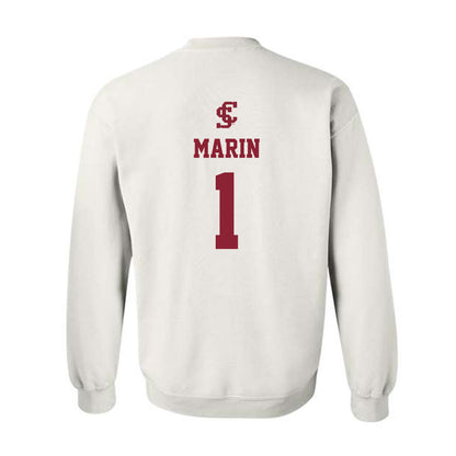 SCU - NCAA Men's Soccer : Eduardo Marin - Crewneck Sweatshirt-1