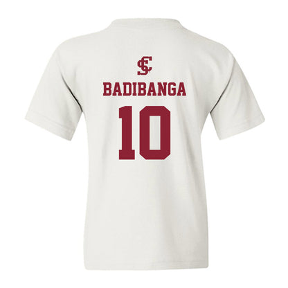 SCU - NCAA Men's Basketball : Noah Badibanga - Youth T-Shirt-1