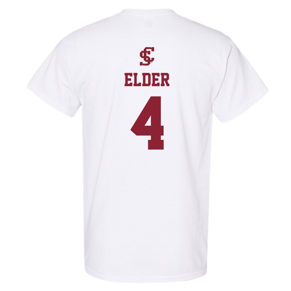 SCU - NCAA Men's Soccer : Naji Elder - T-Shirt-1