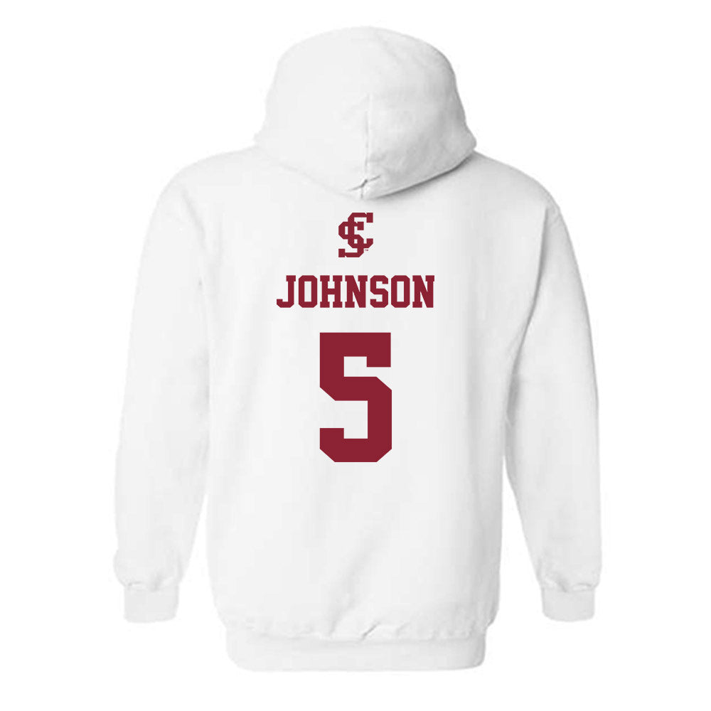 SCU - NCAA Women's Volleyball : Caitlin Johnson - Hooded Sweatshirt-1