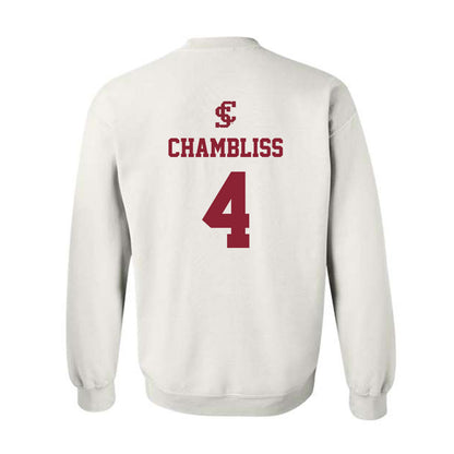 SCU - NCAA Women's Water Polo : Megan Chambliss - Crewneck Sweatshirt-1