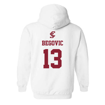 SCU - NCAA Men's Soccer : Alen Begovic - Hooded Sweatshirt-1