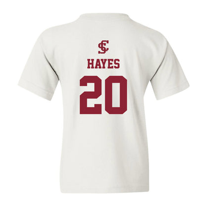 SCU - NCAA Women's Volleyball : Morgan Hayes - Youth T-Shirt