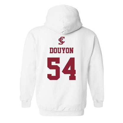 SCU - NCAA Men's Basketball : Malachi Douyon - Hooded Sweatshirt-1