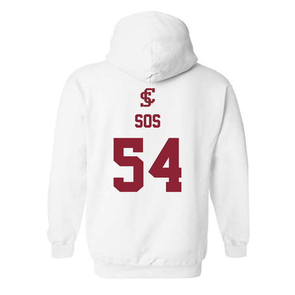 SCU - NCAA Baseball : Camden Sos - Hooded Sweatshirt-1