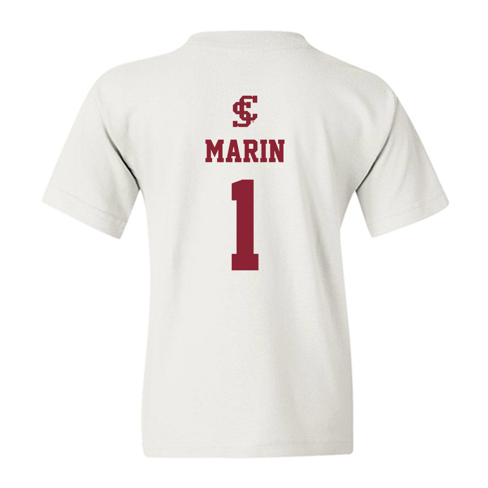 SCU - NCAA Men's Soccer : Eduardo Marin - Youth T-Shirt-1