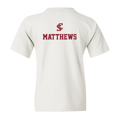 SCU - NCAA Women's Rowing : Dominique Matthews - Youth T-Shirt-1