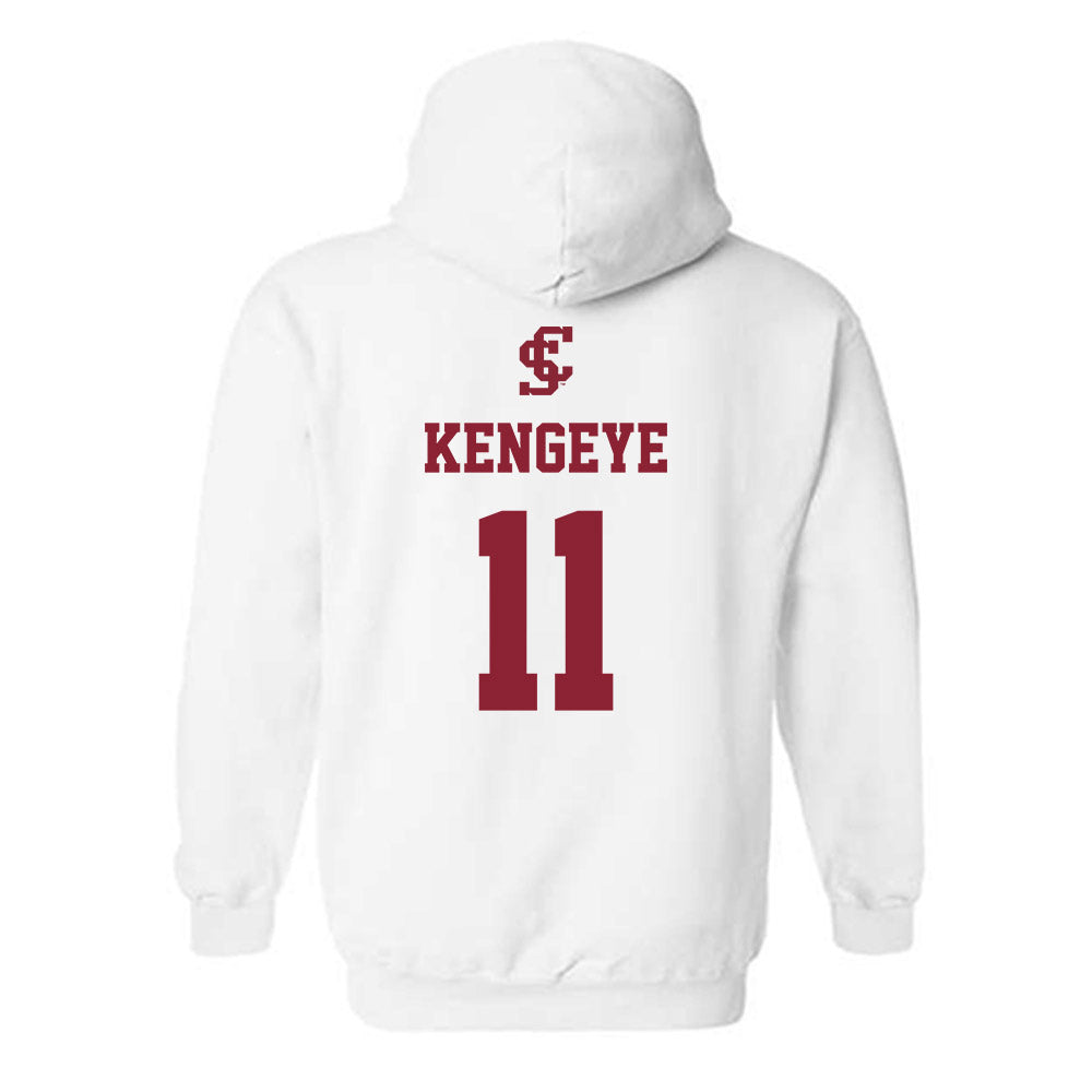 SCU - NCAA Men's Soccer : Baronyi Kengeye - Hooded Sweatshirt Classic Shersey