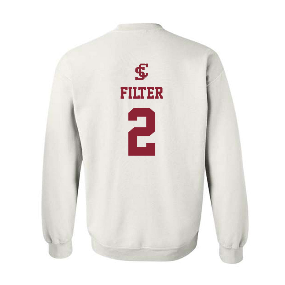 SCU - NCAA Baseball : Deuce Filter - Crewneck Sweatshirt-1