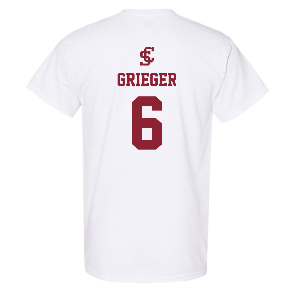 SCU - NCAA Women's Basketball : Sienna Grieger - T-Shirt-1