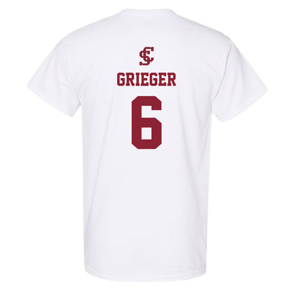 SCU - NCAA Women's Basketball : Sienna Grieger - T-Shirt-1