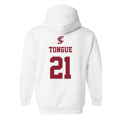 SCU - NCAA Men's Basketball : Camaron Tongue - Hooded Sweatshirt Classic Shersey