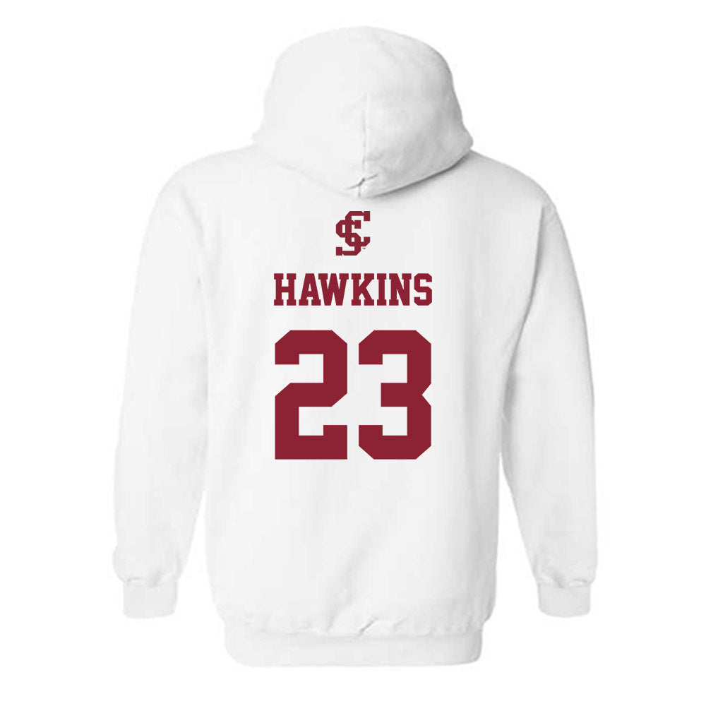 SCU - NCAA Women's Basketball : Ashley Hawkins - Hooded Sweatshirt-1