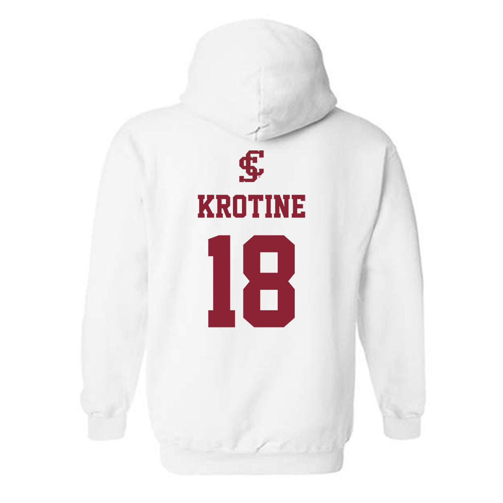 SCU - NCAA Softball : Claire Krotine - Hooded Sweatshirt-1
