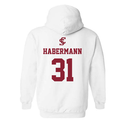 SCU - NCAA Baseball : Andrew Habermann - Hooded Sweatshirt-1