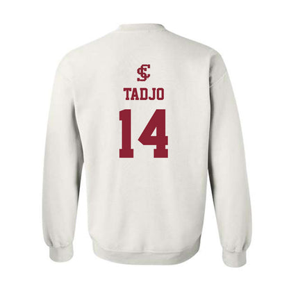 SCU - NCAA Men's Basketball : chris tadjo - Crewneck Sweatshirt-1