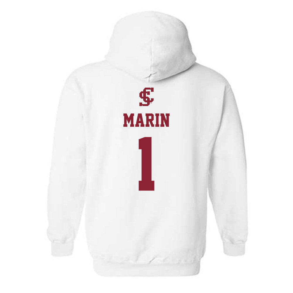 SCU - NCAA Men's Soccer : Eduardo Marin - Hooded Sweatshirt-1