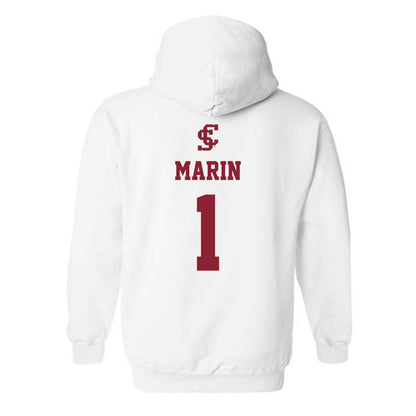 SCU - NCAA Men's Soccer : Eduardo Marin - Hooded Sweatshirt-1