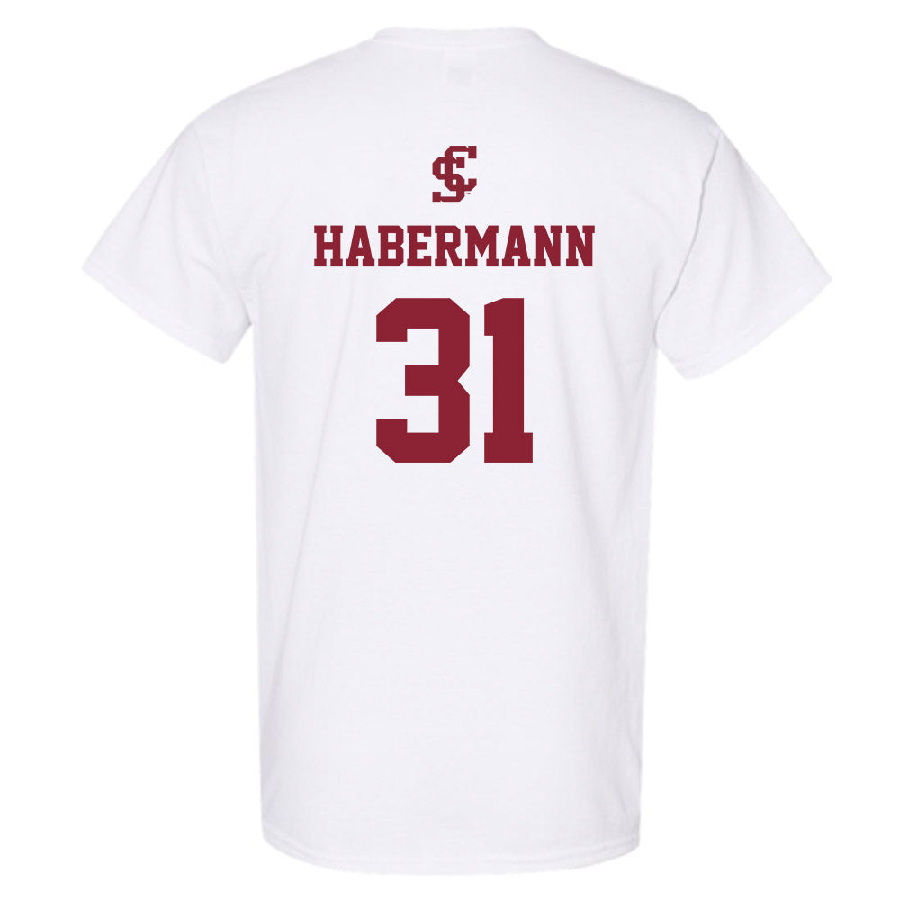 SCU - NCAA Baseball : Andrew Habermann - T-Shirt-1