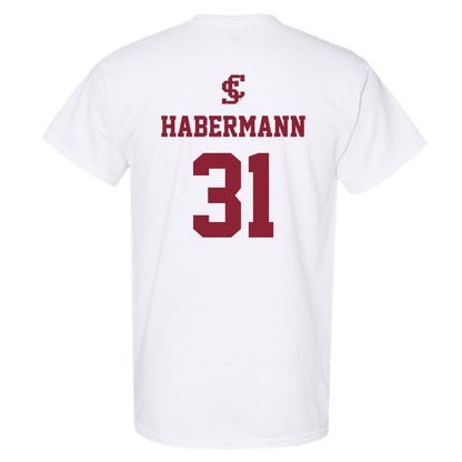 SCU - NCAA Baseball : Andrew Habermann - T-Shirt-1