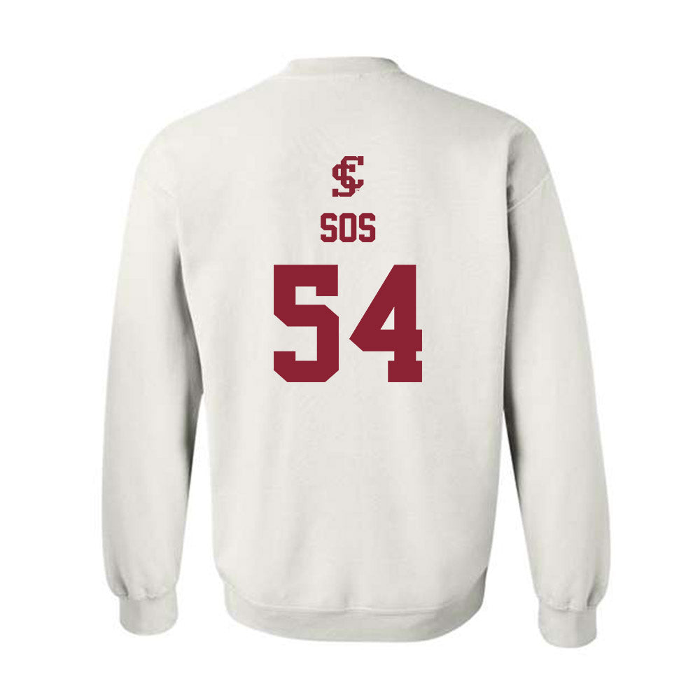 SCU - NCAA Baseball : Camden Sos - Crewneck Sweatshirt-1