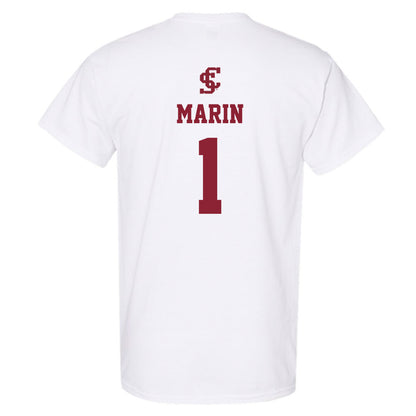 SCU - NCAA Men's Soccer : Eduardo Marin - T-Shirt-1