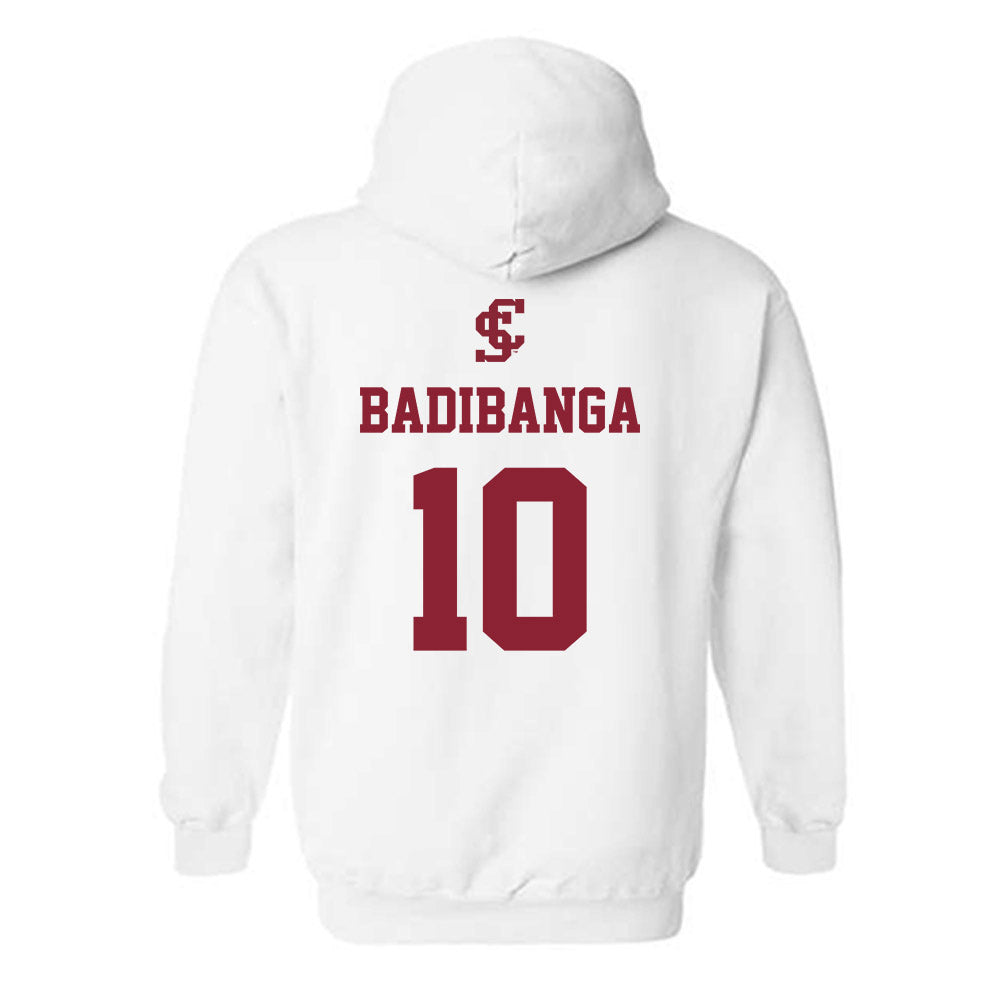 SCU - NCAA Men's Basketball : Noah Badibanga - Hooded Sweatshirt-1