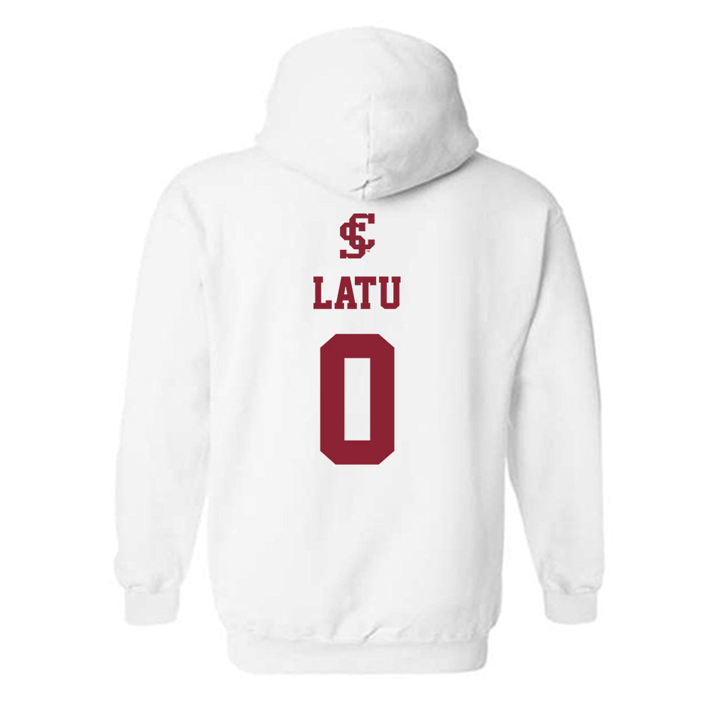 SCU - NCAA Women's Basketball : Malia Latu - Hooded Sweatshirt