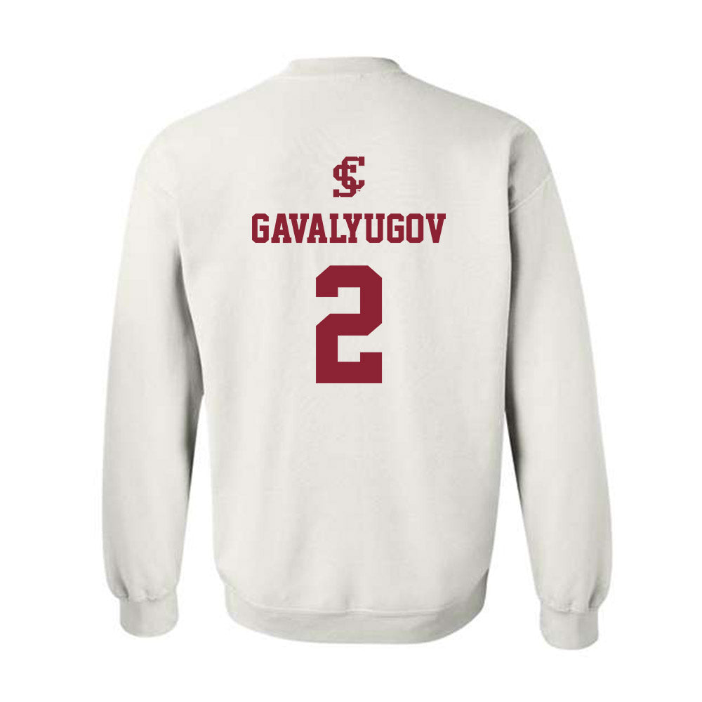 SCU - NCAA Men's Basketball : Aleksandar Gavalyugov - Crewneck Sweatshirt-1