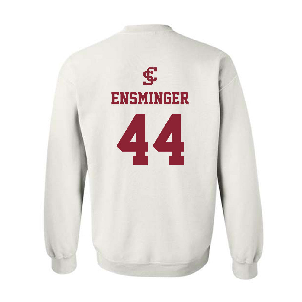 SCU - NCAA Men's Basketball : Jacob Ensminger - Crewneck Sweatshirt Classic Shersey