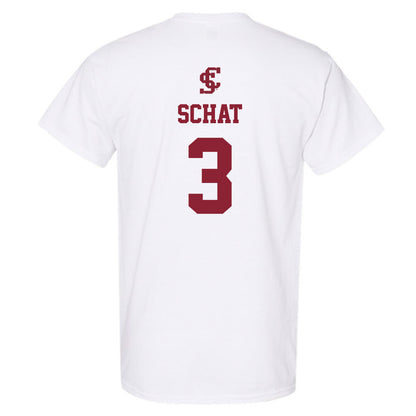 SCU - NCAA Women's Basketball : Kate Schat - T-Shirt-1