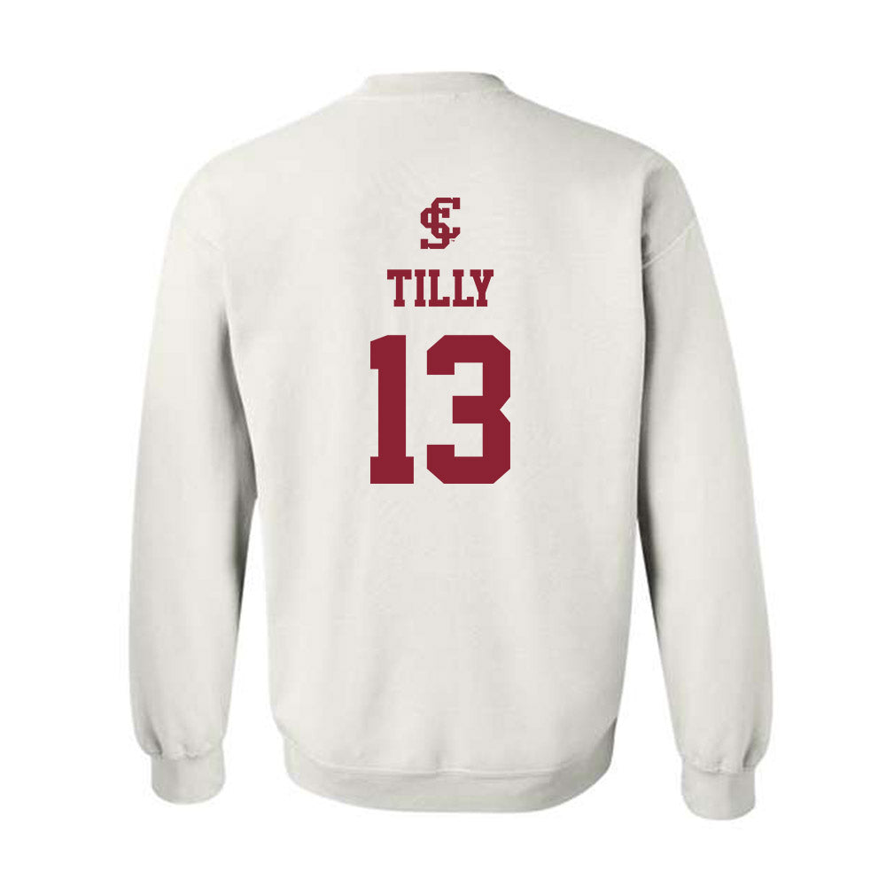 SCU - NCAA Men's Basketball : Christoph Tilly - Crewneck Sweatshirt