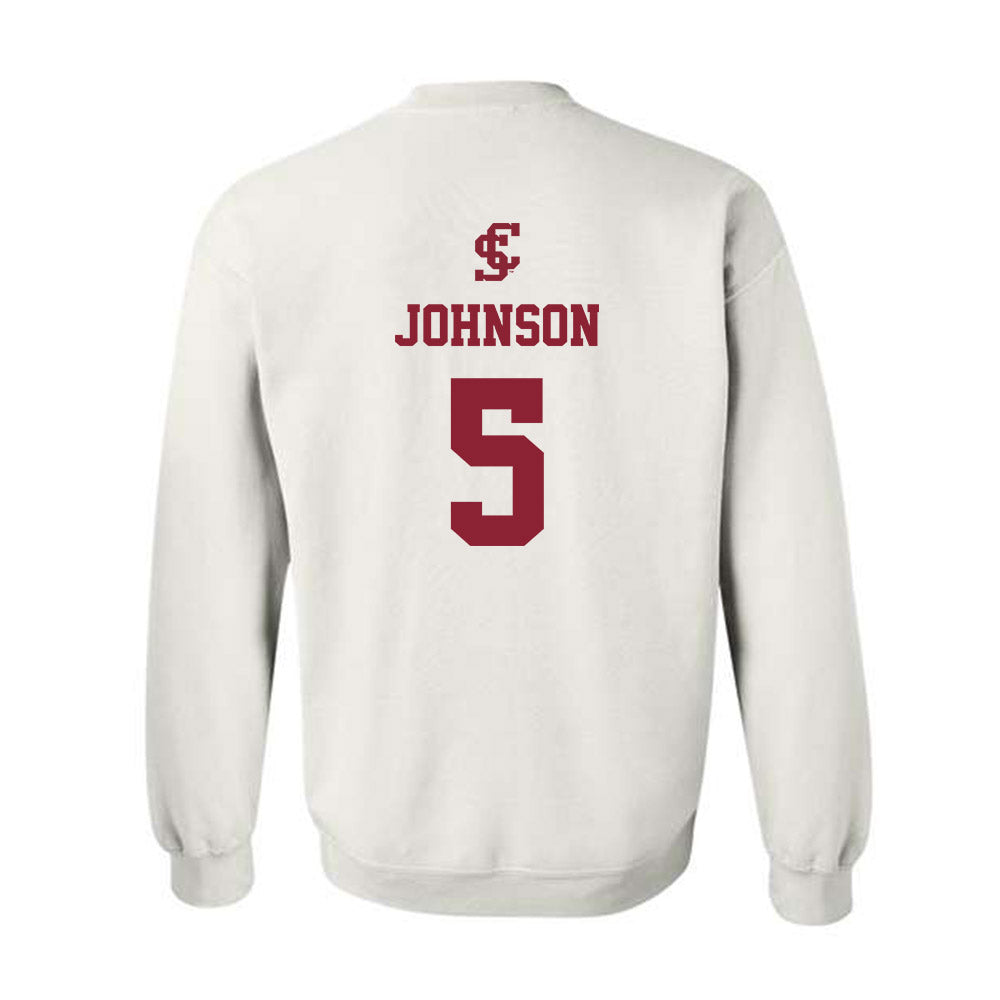 SCU - NCAA Women's Volleyball : Caitlin Johnson - Crewneck Sweatshirt-1