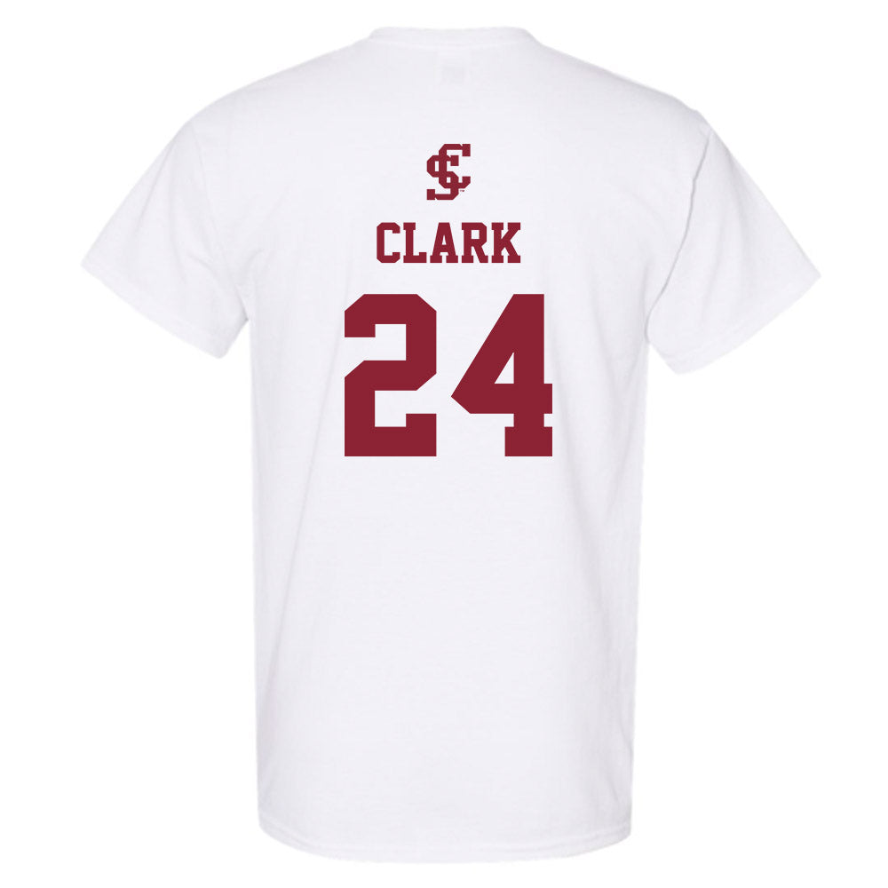 SCU - NCAA Women's Basketball : Reilly Clark - T-Shirt-1