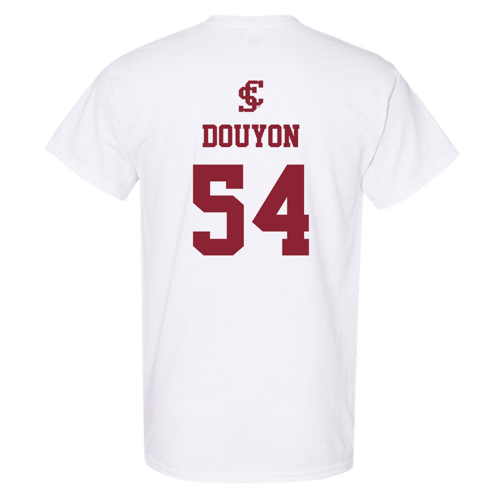 SCU - NCAA Men's Basketball : Malachi Douyon - T-Shirt-1