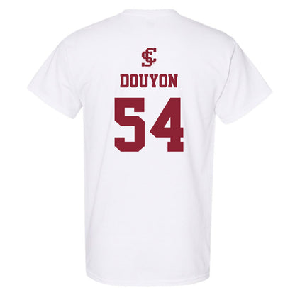 SCU - NCAA Men's Basketball : Malachi Douyon - T-Shirt-1