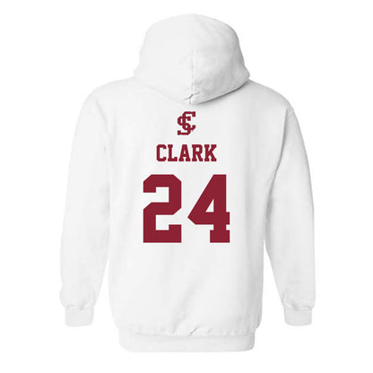 SCU - NCAA Women's Basketball : Reilly Clark - Hooded Sweatshirt-1
