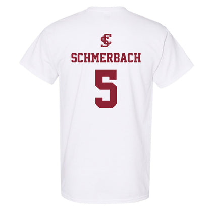 SCU - NCAA Women's Basketball : Sara Schmerbach - T-Shirt-1