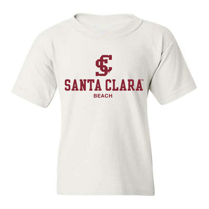 SCU - NCAA Beach Volleyball : Avery Cukjati - Youth T-Shirt-0