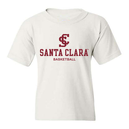 SCU - NCAA Men's Basketball : Elijah Mahi - Youth T-Shirt-0