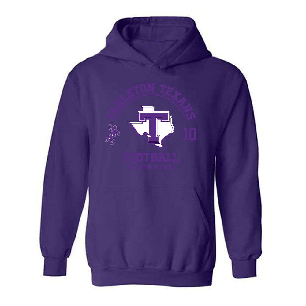 Tarleton State - NCAA Football : Benjamin Omayebu - Classic Fashion Shersey Hooded Sweatshirt