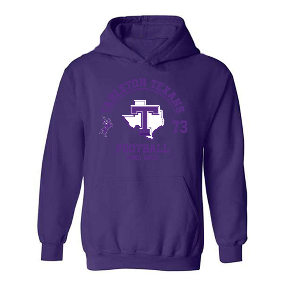 Tarleton State - NCAA Football : Rowdy Garza - Classic Fashion Shersey Hooded Sweatshirt