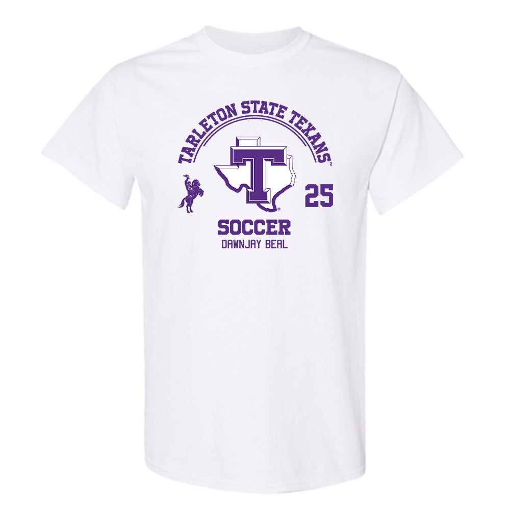 Tarleton State - NCAA Women's Soccer : DawnJay Beal - Classic Fashion Shersey T-Shirt-0