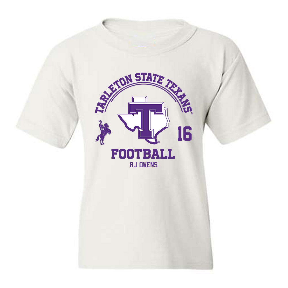 Tarleton State - NCAA Football : AJ Owens - Classic Fashion Shersey Youth T-Shirt-0
