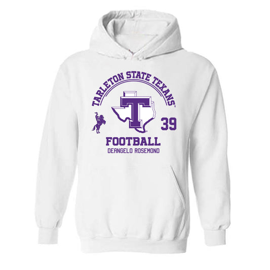 Tarleton State - NCAA Football : Deangelo Rosemond - Classic Fashion Shersey Hooded Sweatshirt-0