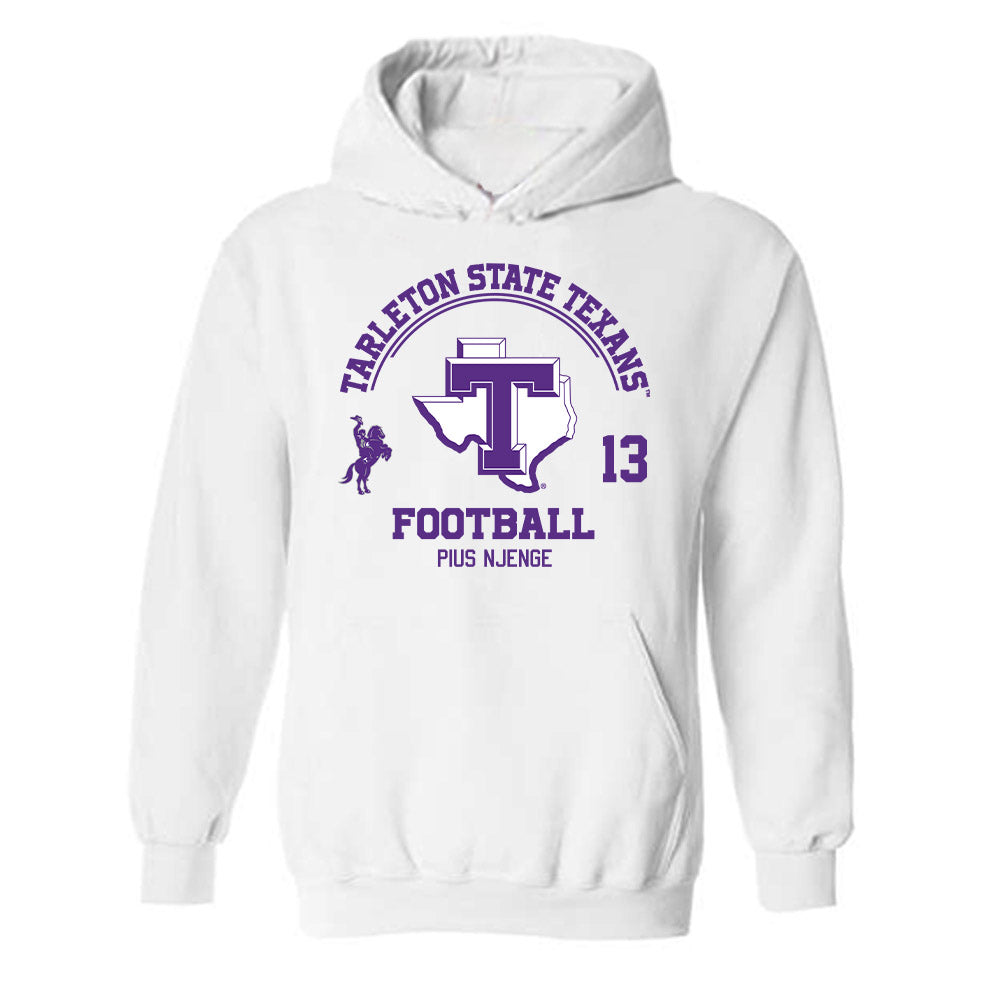 Tarleton State - NCAA Football : Pius Njenge - Classic Fashion Shersey Hooded Sweatshirt-0