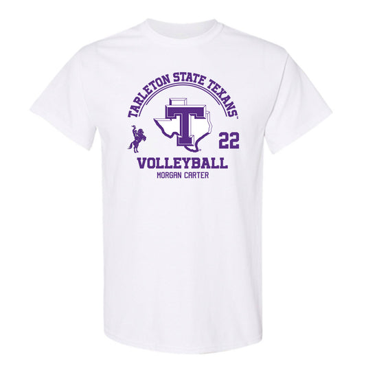 Tarleton State - NCAA Women's Volleyball : morgan carter - Classic Fashion Shersey T-Shirt-0