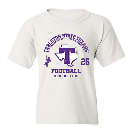 Tarleton State - NCAA Football : Brandon Tolvert - Classic Fashion Shersey Youth T-Shirt-0