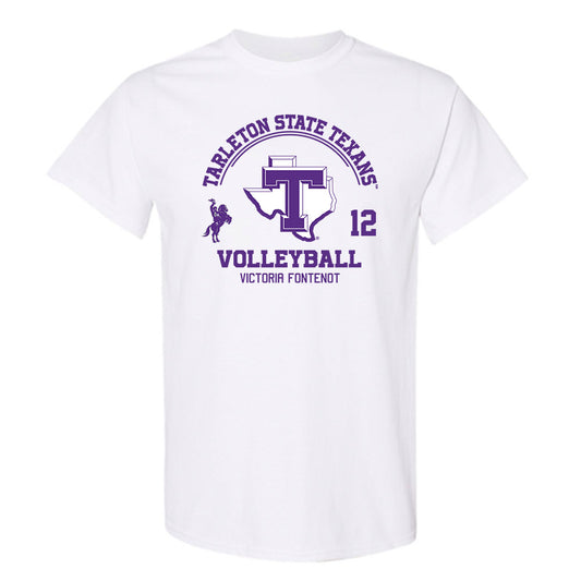 Tarleton State - NCAA Women's Volleyball : victoria fontenot - Classic Fashion Shersey T-Shirt-0